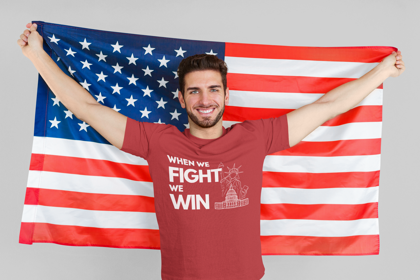 US Election Merch Democrats When We Fight We Win T-shirt