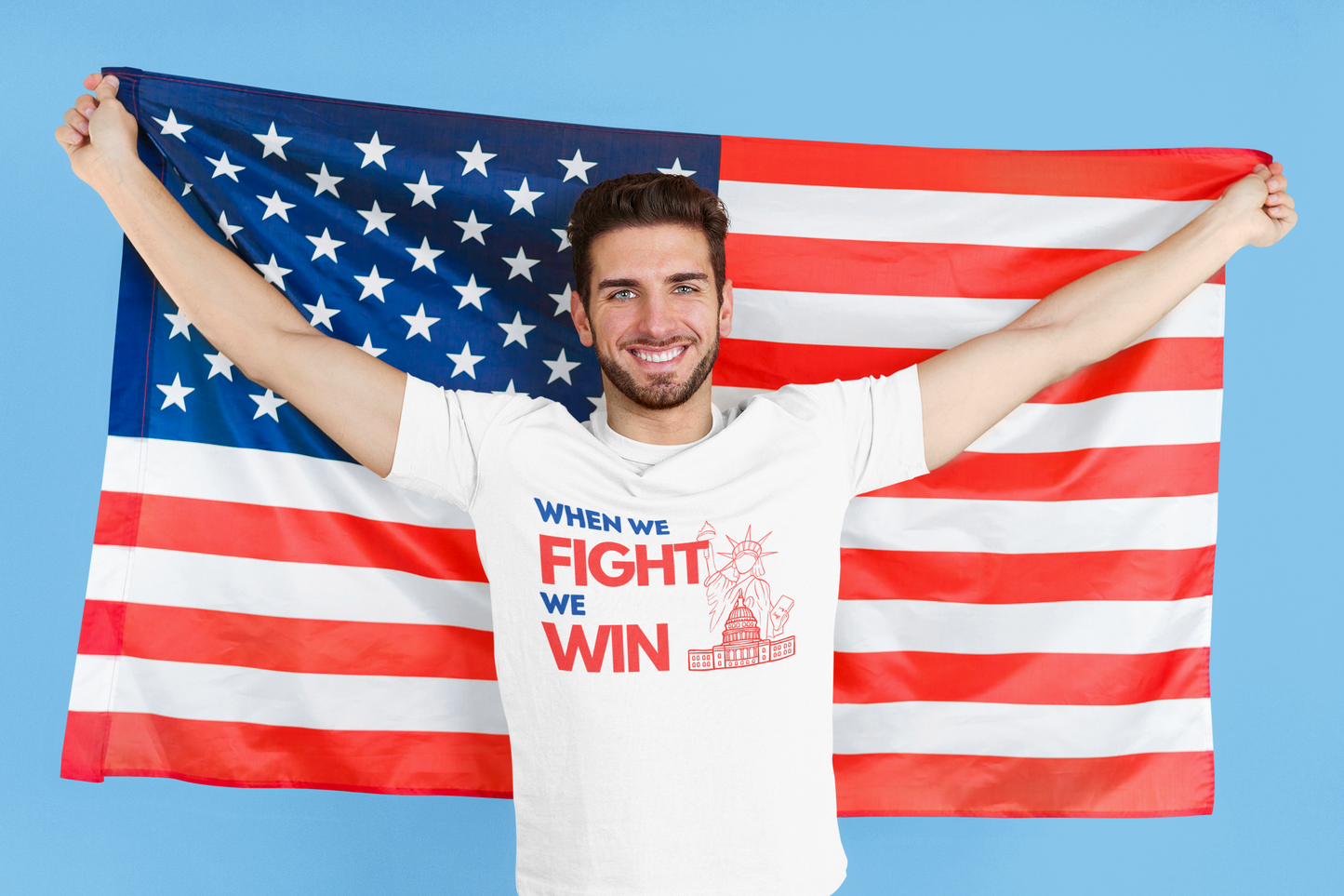 US Election Merch Democrats When We Fight We Win T-shirt