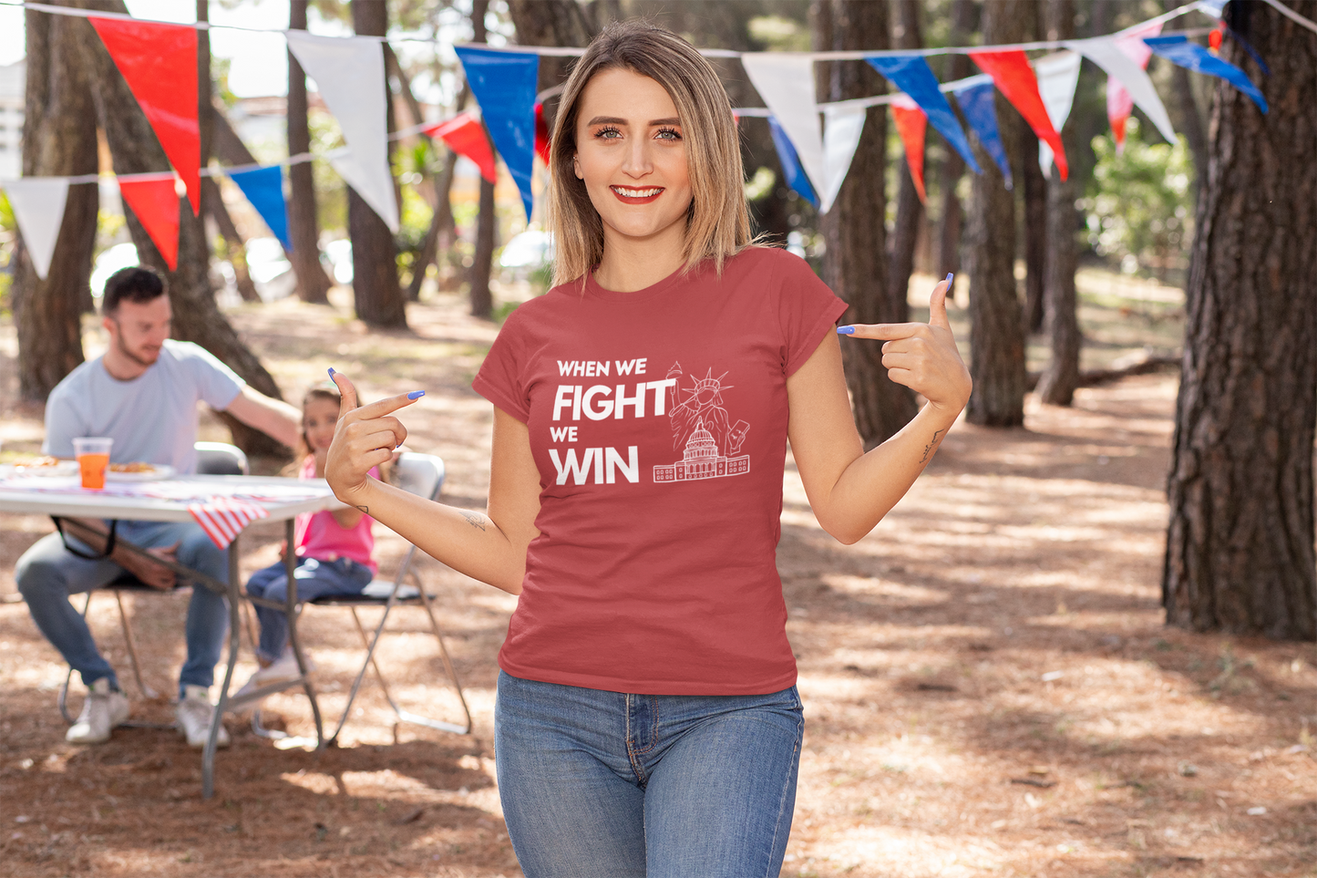 US Election Merch Democrats When We Fight We Win T-shirt